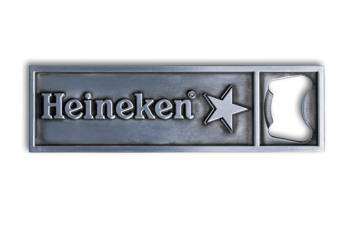 Embossed Metal Heineken® Bottle Opener