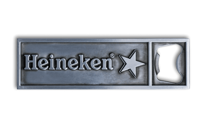 Embossed Metal Heineken® Bottle Opener