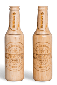 Wooden Heineken® Salt & Pepper Grinder