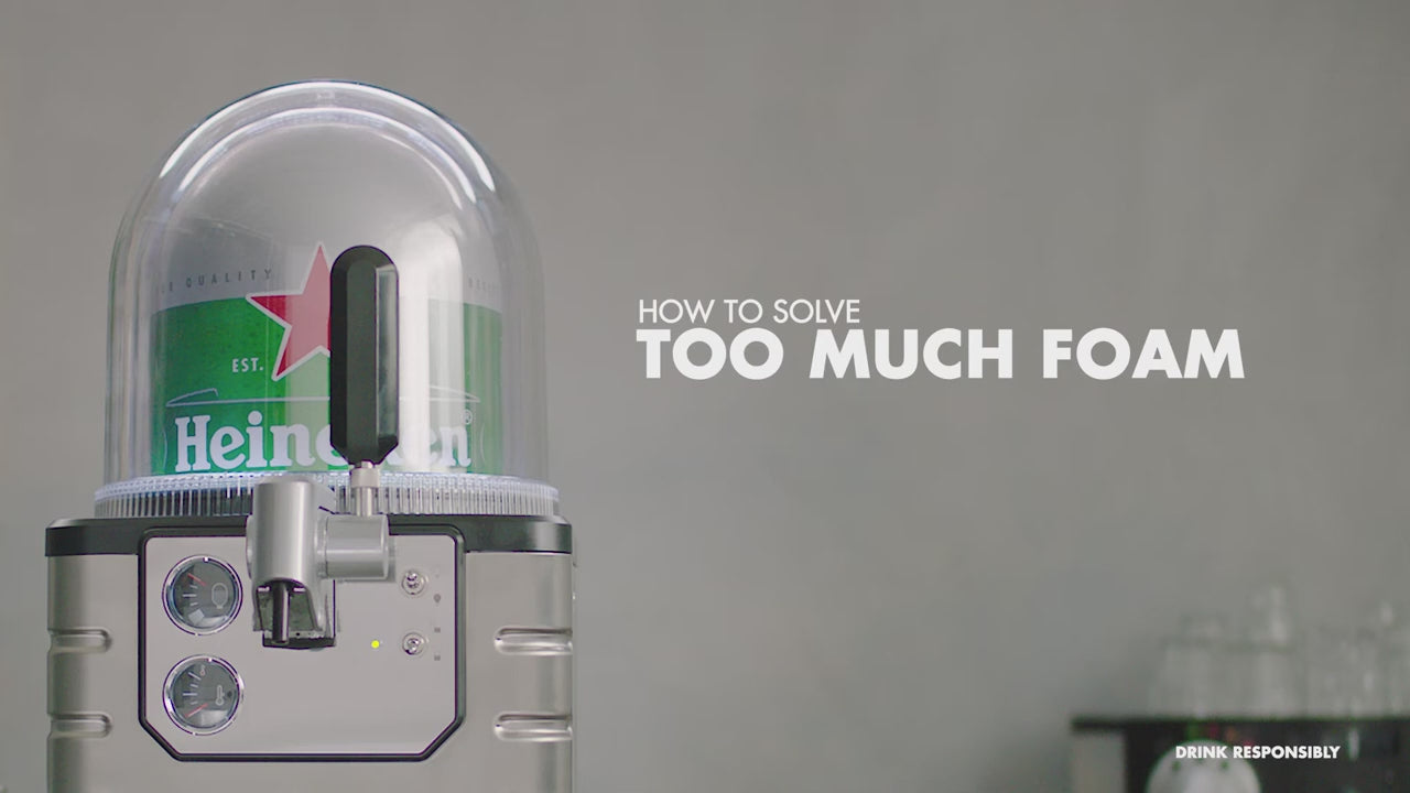 A video that shows how to solve too much foam