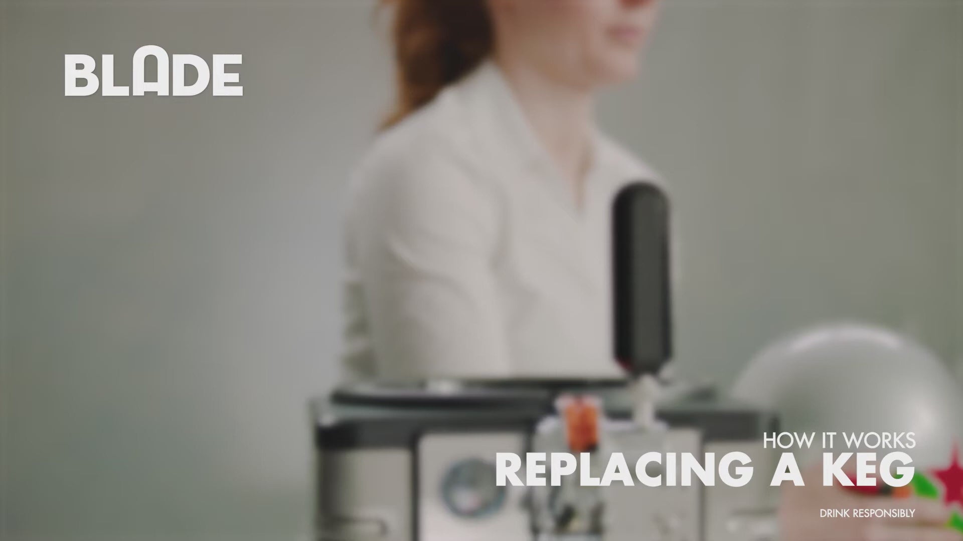 A video that shows how to replace a keg at BLADE beer machine.