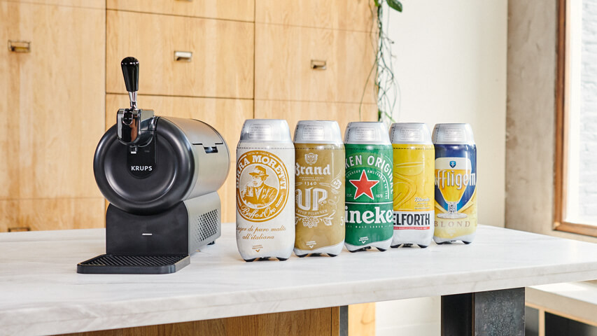 KRUPS Beertender Compact Machine a biere pression, Compatible fûts de