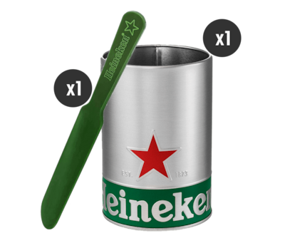 Kit Coupe-Mousses Heineken