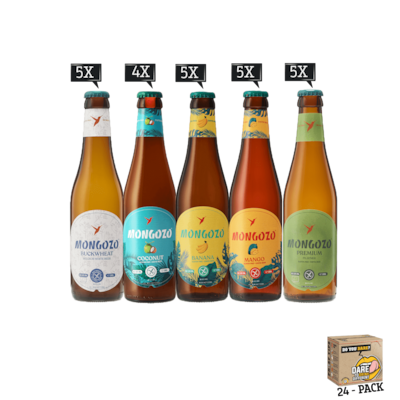 Mongozo bierpakket - groot (24-pack)