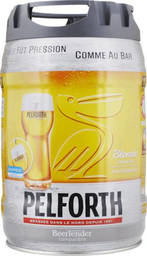 Pelforth Blonde - Fût de 5L, Achat bière en ligne