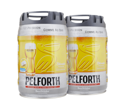 2x Pelforth Blonde - 5 liter biervaten