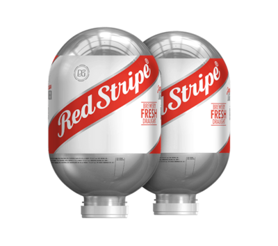 Red Stripe Bundle - 2x 8L BLADE Kegs